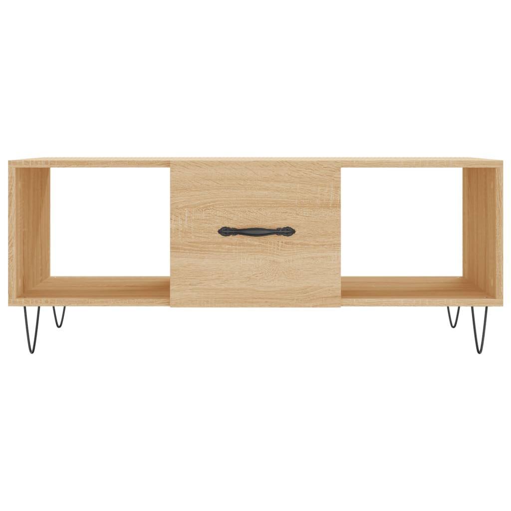 Couchtisch Sonoma-Eiche 102x50x40 cm Holzwerkstoff - Pazzar.ch