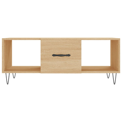 Couchtisch Sonoma-Eiche 102x50x40 cm Holzwerkstoff - Pazzar.ch