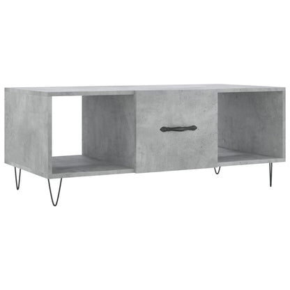 Couchtisch Betongrau 102x50x40 cm Holzwerkstoff - Pazzar.ch