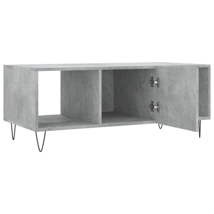 Couchtisch Betongrau 102x50x40 cm Holzwerkstoff - Pazzar.ch