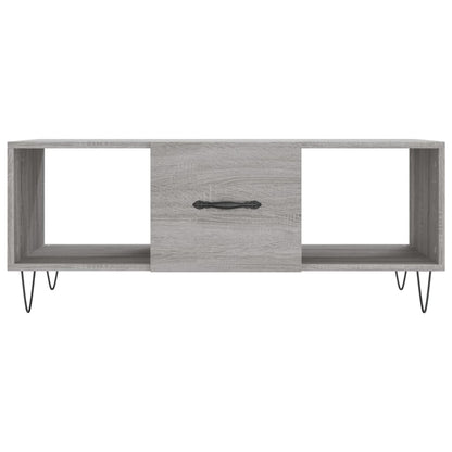 Couchtisch Grau Sonoma 102x50x40 cm Holzwerkstoff - Pazzar.ch