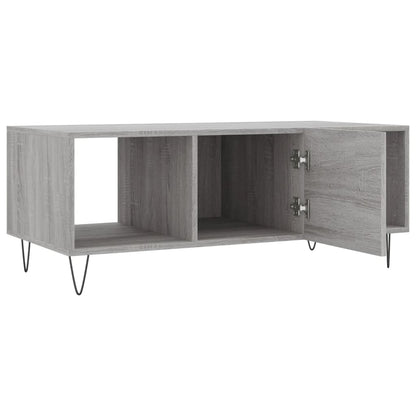 Couchtisch Grau Sonoma 102x50x40 cm Holzwerkstoff - Pazzar.ch