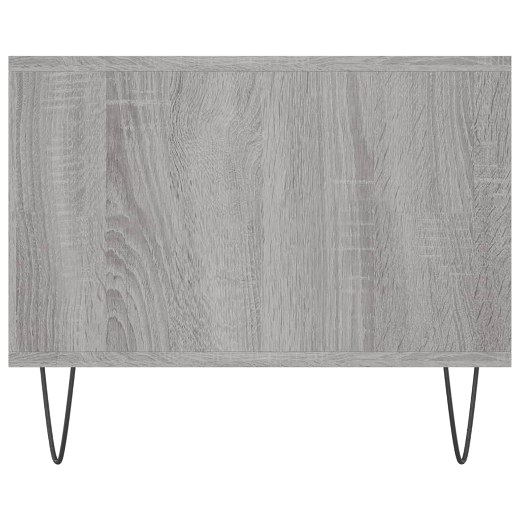 Couchtisch Grau Sonoma 102x50x40 cm Holzwerkstoff - Pazzar.ch