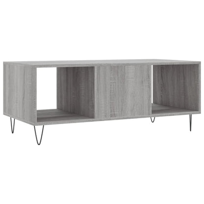 Couchtisch Grau Sonoma 102x50x40 cm Holzwerkstoff - Pazzar.ch
