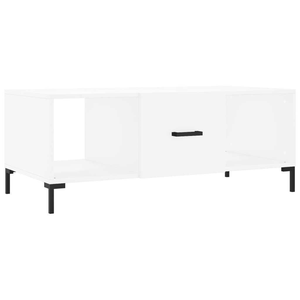 Couchtisch Weiß 102x50x40 cm Holzwerkstoff - Pazzar.ch