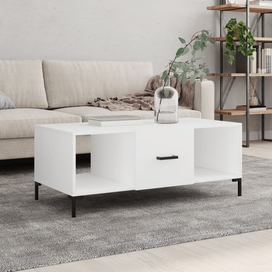 Couchtisch Weiß 102x50x40 cm Holzwerkstoff - Pazzar.ch
