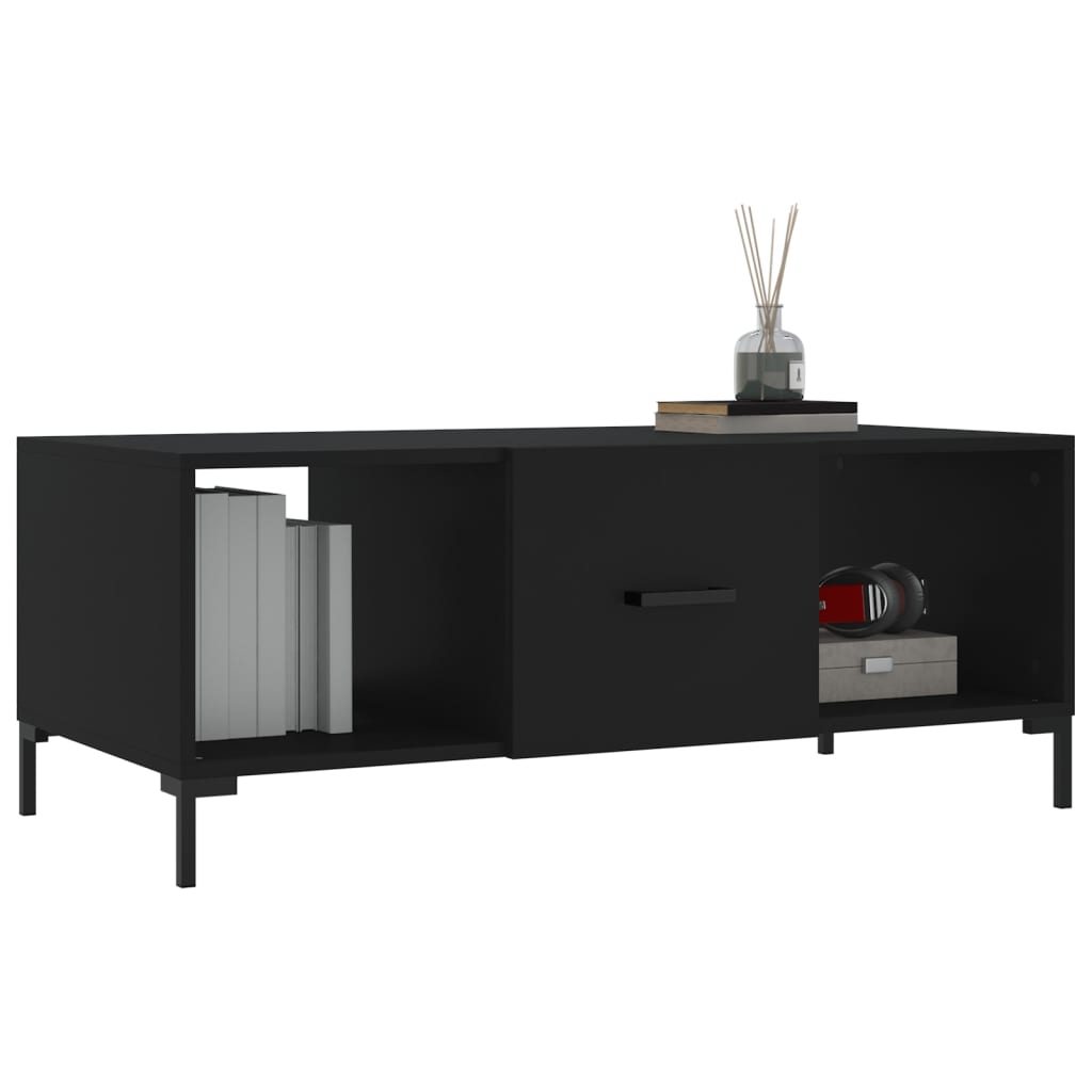 Couchtisch Schwarz 102x50x40 cm Holzwerkstoff - Pazzar.ch