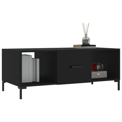 Couchtisch Schwarz 102x50x40 cm Holzwerkstoff - Pazzar.ch