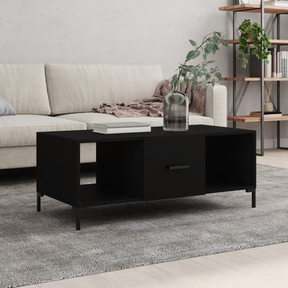 Couchtisch Schwarz 102x50x40 cm Holzwerkstoff - Pazzar.ch