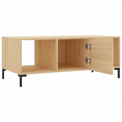 Couchtisch Sonoma-Eiche 102x50x40 cm Holzwerkstoff - Pazzar.ch