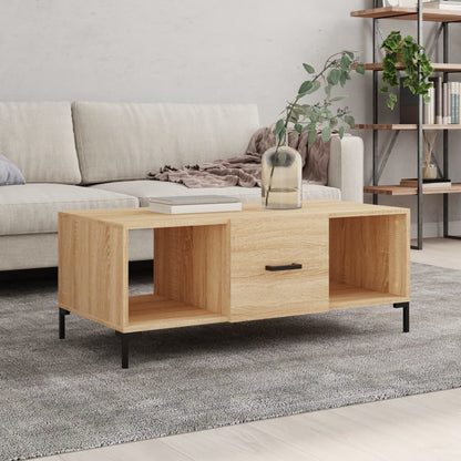 Couchtisch Sonoma-Eiche 102x50x40 cm Holzwerkstoff - Pazzar.ch