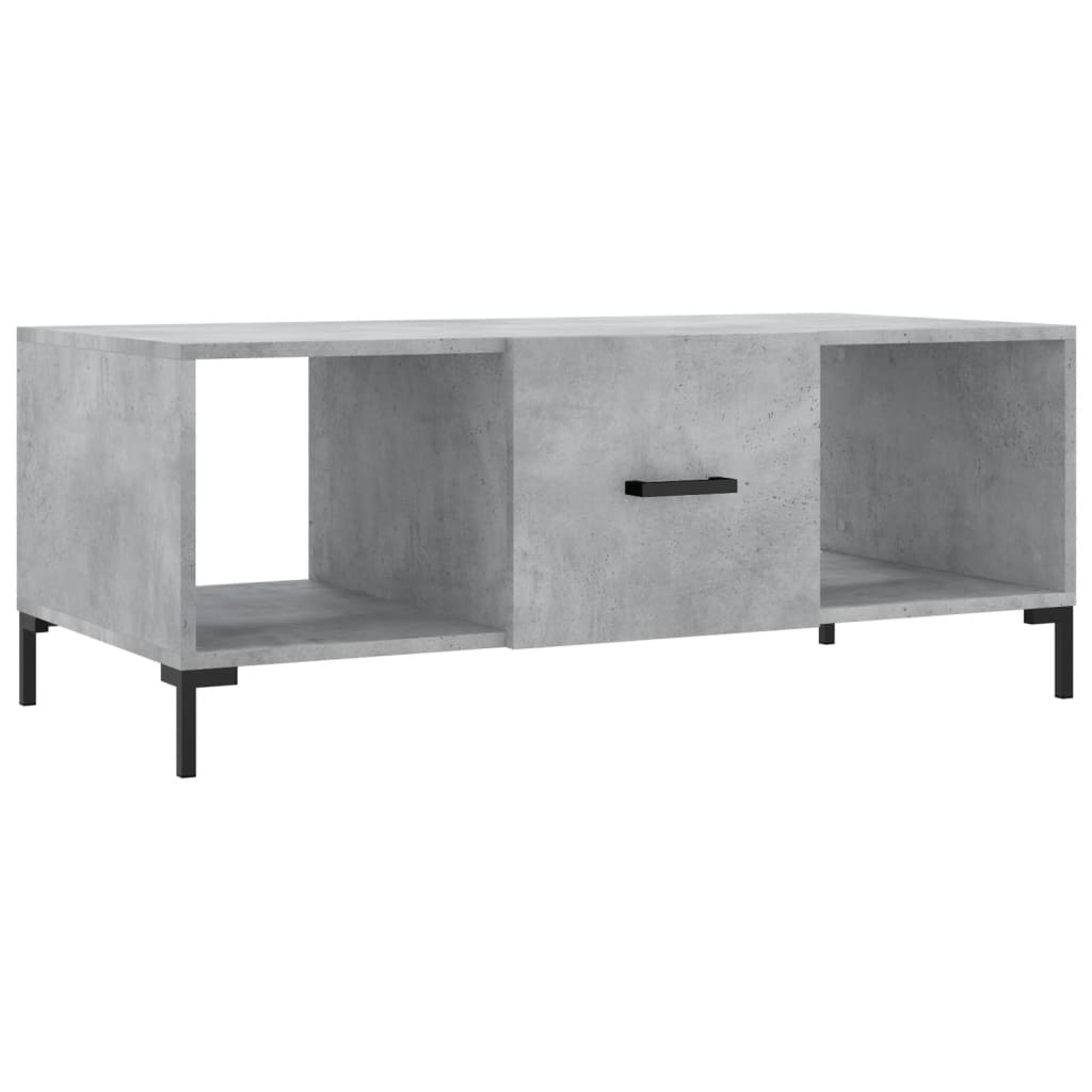 Couchtisch Betongrau 102x50x40 cm Holzwerkstoff - Pazzar.ch