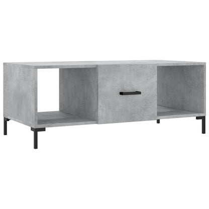 Couchtisch Betongrau 102x50x40 cm Holzwerkstoff - Pazzar.ch