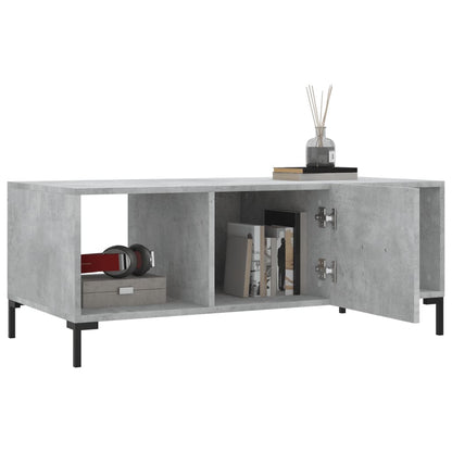 Couchtisch Betongrau 102x50x40 cm Holzwerkstoff - Pazzar.ch