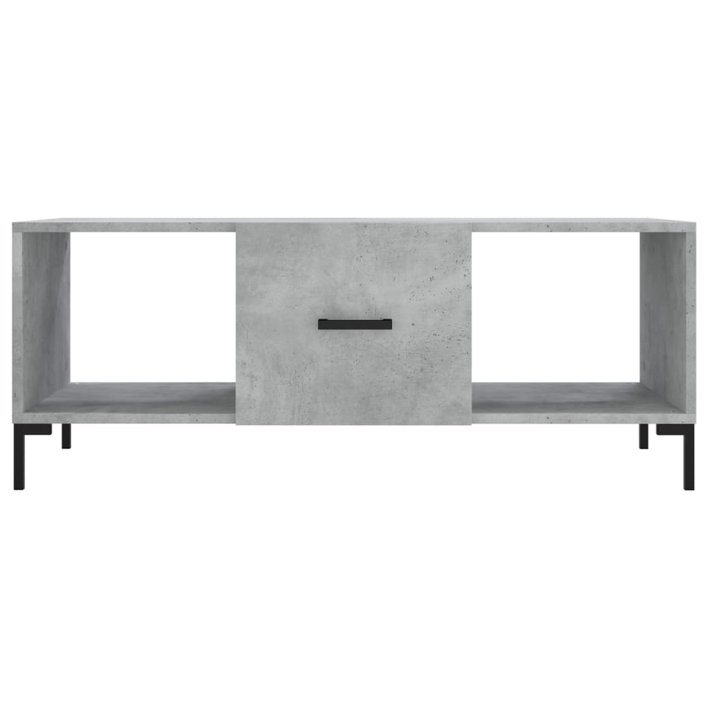Couchtisch Betongrau 102x50x40 cm Holzwerkstoff - Pazzar.ch