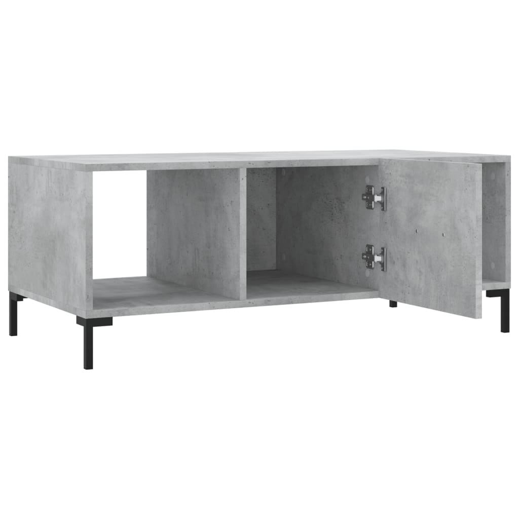 Couchtisch Betongrau 102x50x40 cm Holzwerkstoff - Pazzar.ch