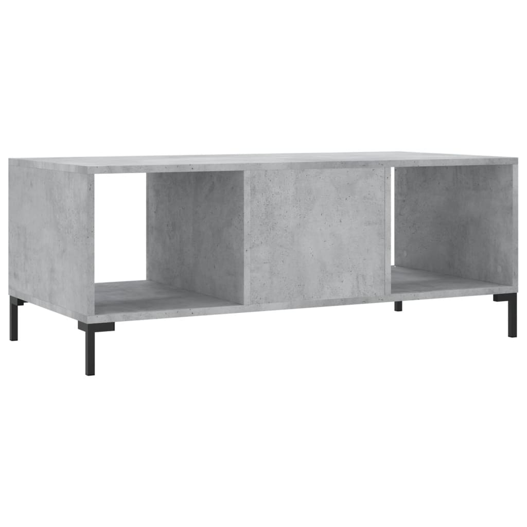 Couchtisch Betongrau 102x50x40 cm Holzwerkstoff - Pazzar.ch