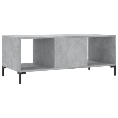 Couchtisch Betongrau 102x50x40 cm Holzwerkstoff - Pazzar.ch