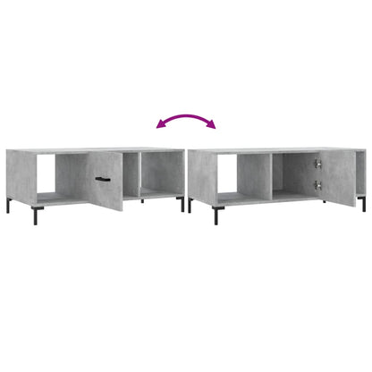 Couchtisch Betongrau 102x50x40 cm Holzwerkstoff - Pazzar.ch