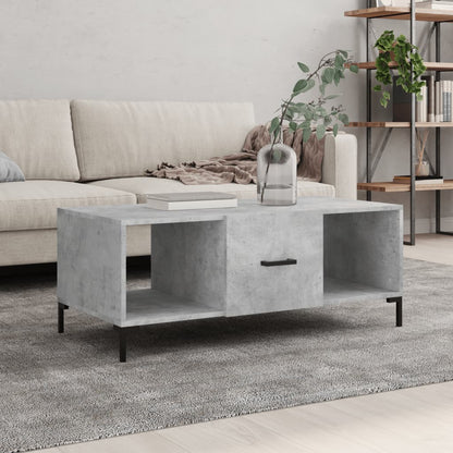 Couchtisch Betongrau 102x50x40 cm Holzwerkstoff - Pazzar.ch