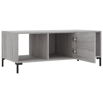 Couchtisch Grau Sonoma 102x50x40 cm Holzwerkstoff - Pazzar.ch