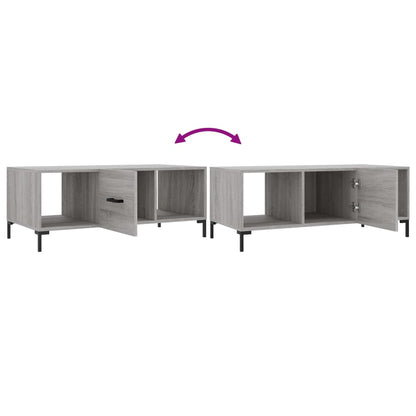 Couchtisch Grau Sonoma 102x50x40 cm Holzwerkstoff - Pazzar.ch