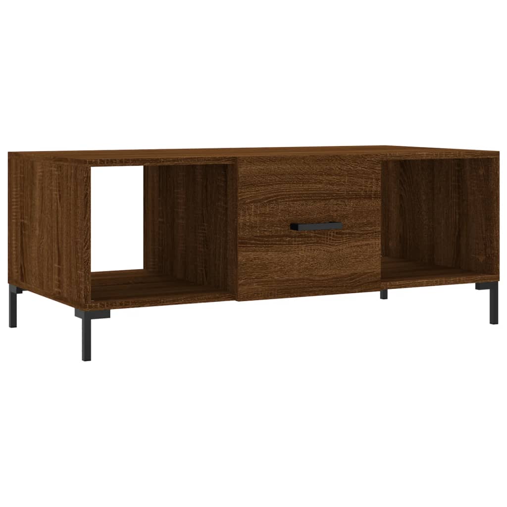 Couchtisch Braun Eichen-Optik 102x50x40 cm Holzwerkstoff - Pazzar.ch