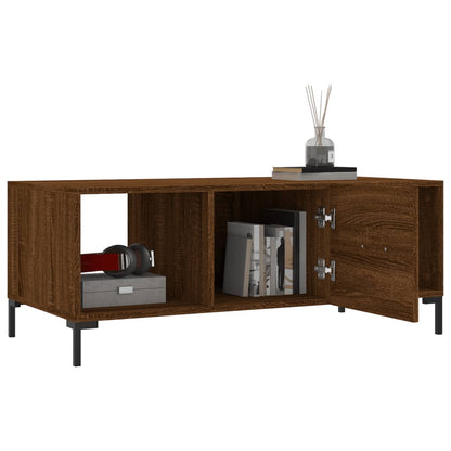 Couchtisch Braun Eichen-Optik 102x50x40 cm Holzwerkstoff - Pazzar.ch