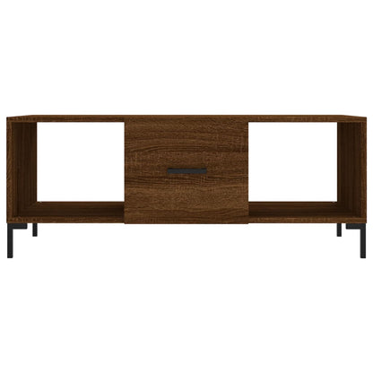 Couchtisch Braun Eichen-Optik 102x50x40 cm Holzwerkstoff - Pazzar.ch