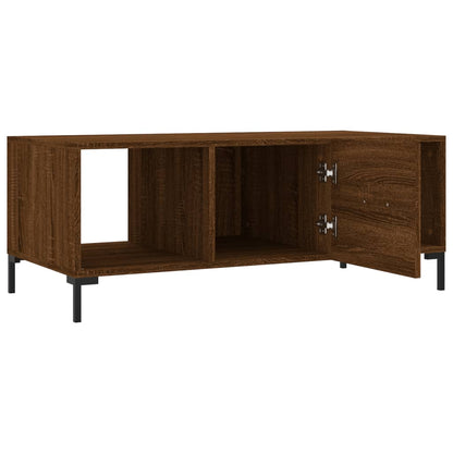 Couchtisch Braun Eichen-Optik 102x50x40 cm Holzwerkstoff - Pazzar.ch
