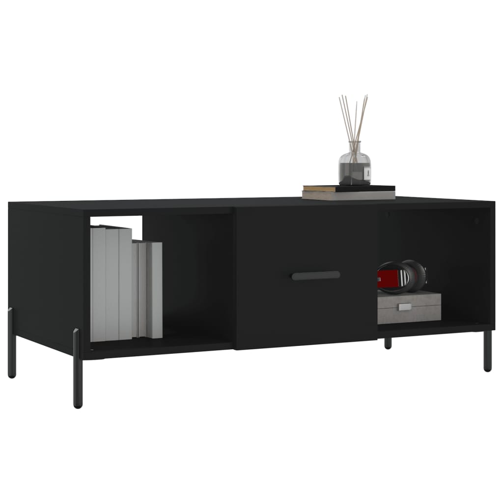 Couchtisch Schwarz 102x50x40 cm Holzwerkstoff - Pazzar.ch