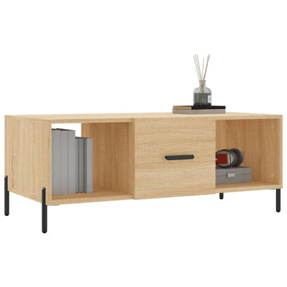Couchtisch Sonoma-Eiche 102x50x40 cm Holzwerkstoff - Pazzar.ch