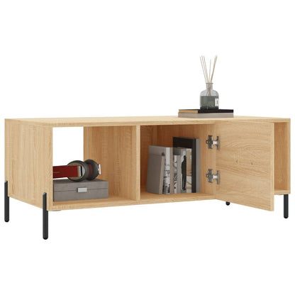 Couchtisch Sonoma-Eiche 102x50x40 cm Holzwerkstoff - Pazzar.ch