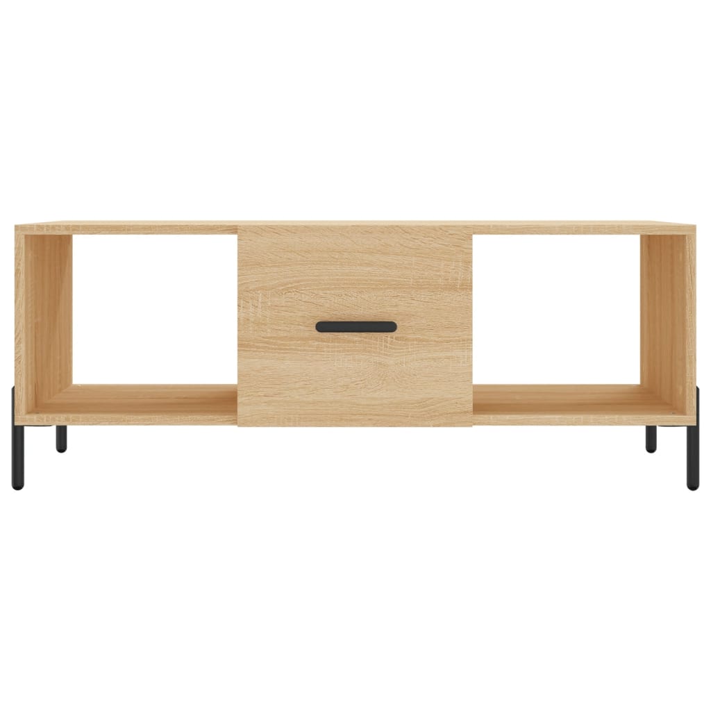 Couchtisch Sonoma-Eiche 102x50x40 cm Holzwerkstoff - Pazzar.ch