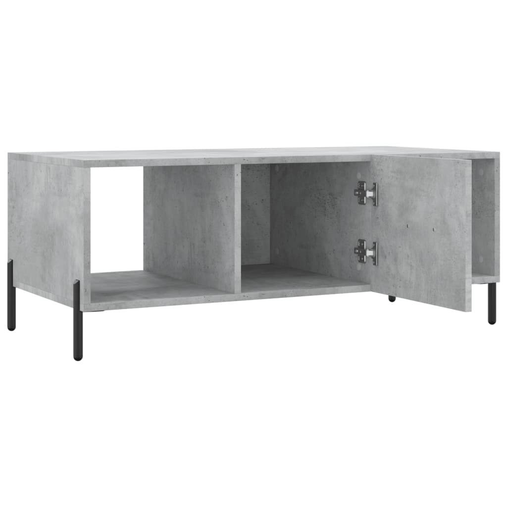 Couchtisch Betongrau 102x50x40 cm Holzwerkstoff - Pazzar.ch