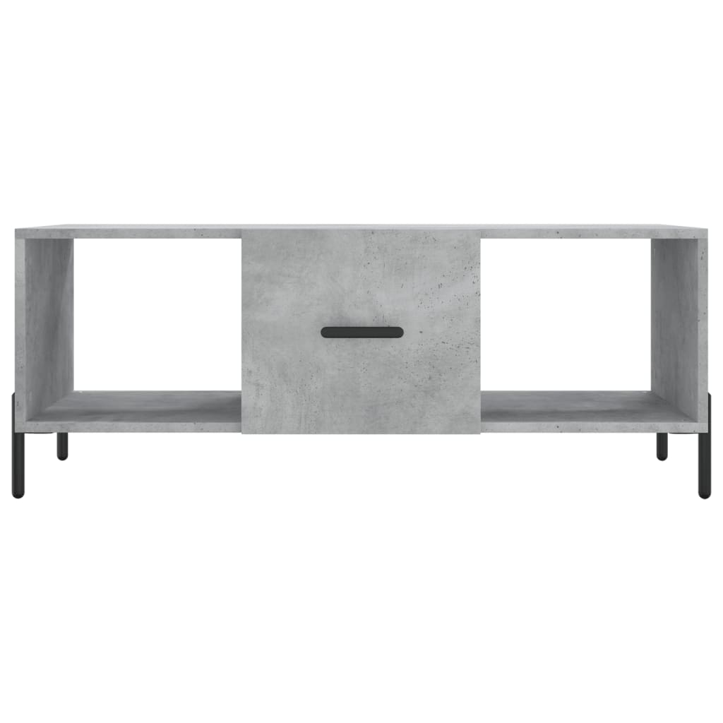 Couchtisch Betongrau 102x50x40 cm Holzwerkstoff - Pazzar.ch