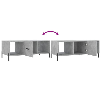 Couchtisch Betongrau 102x50x40 cm Holzwerkstoff - Pazzar.ch