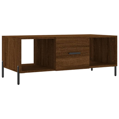 Couchtisch Braun Eichen-Optik 102x50x40 cm Holzwerkstoff - Pazzar.ch