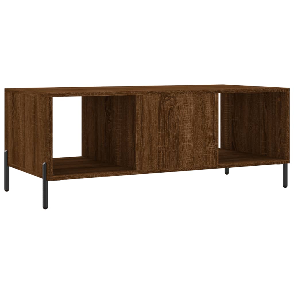 Couchtisch Braun Eichen-Optik 102x50x40 cm Holzwerkstoff - Pazzar.ch