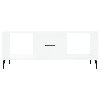 Couchtisch Weiß 102x50x40 cm Holzwerkstoff - Pazzar.ch