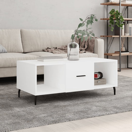 Couchtisch Weiß 102x50x40 cm Holzwerkstoff - Pazzar.ch