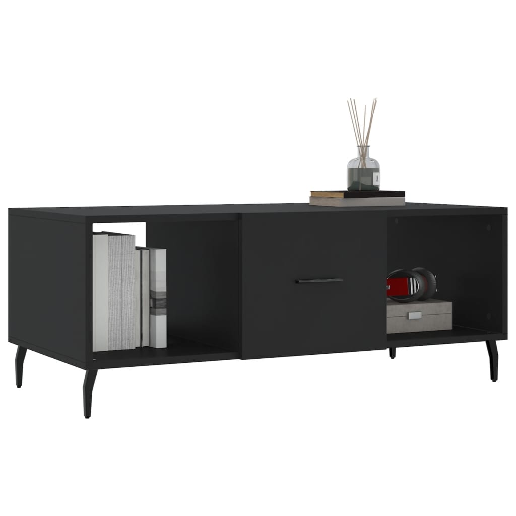 Couchtisch Schwarz 102x50x40 cm Holzwerkstoff - Pazzar.ch