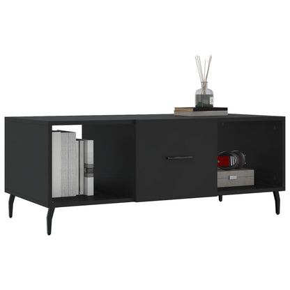 Couchtisch Schwarz 102x50x40 cm Holzwerkstoff - Pazzar.ch