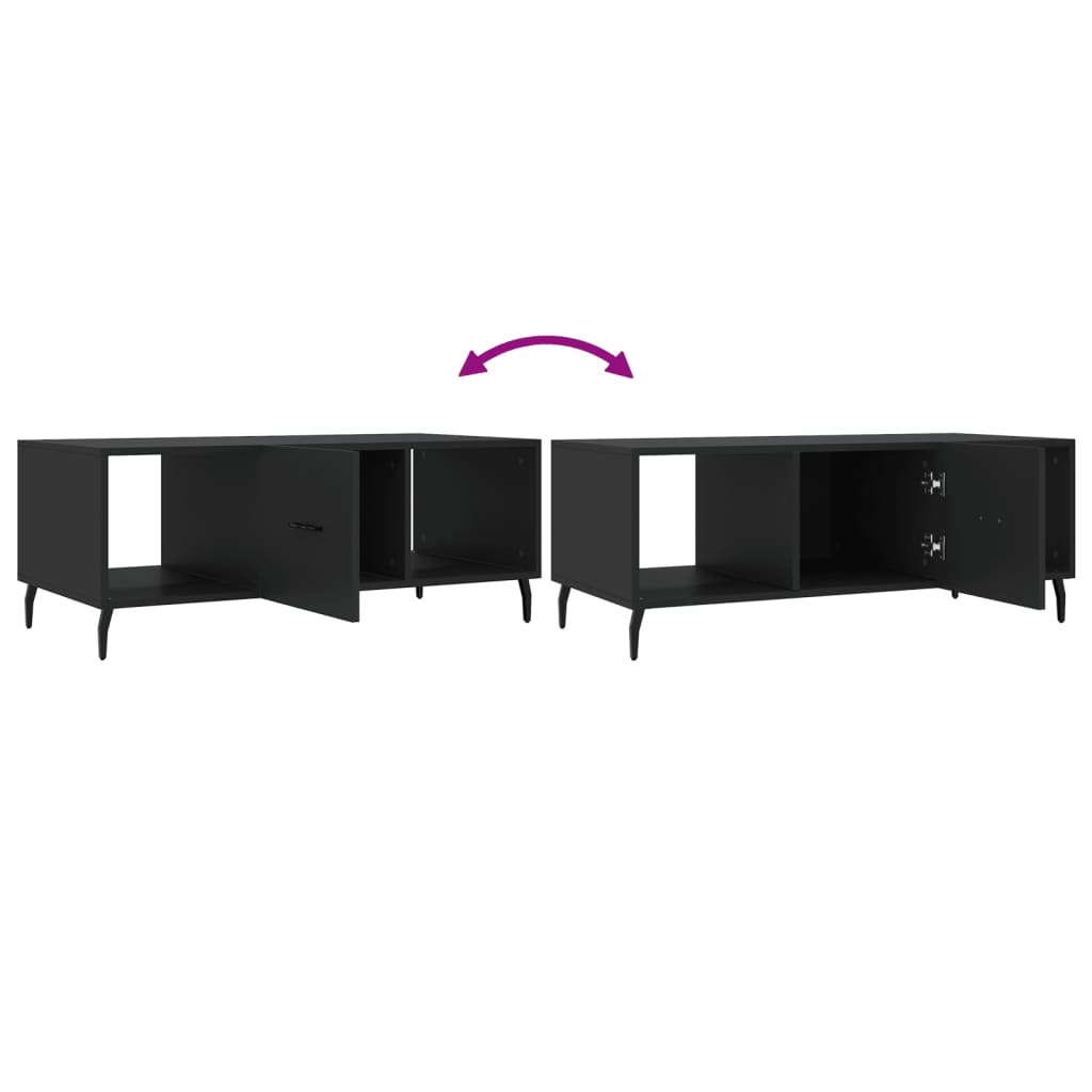 Couchtisch Schwarz 102x50x40 cm Holzwerkstoff - Pazzar.ch