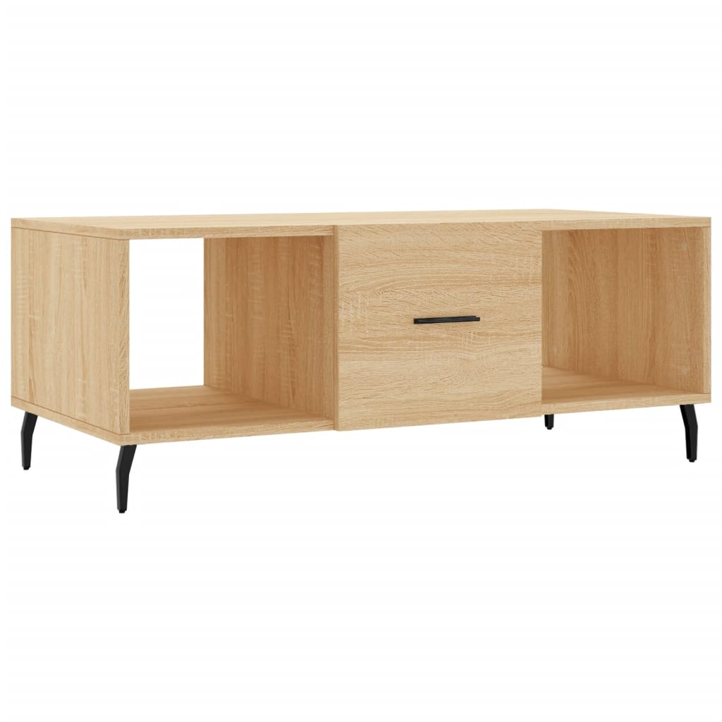 Couchtisch Sonoma-Eiche 102x50x40 cm Holzwerkstoff - Pazzar.ch