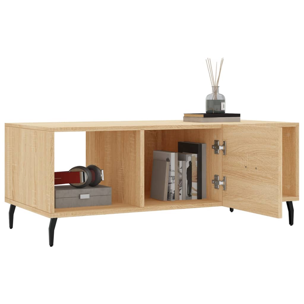 Couchtisch Sonoma-Eiche 102x50x40 cm Holzwerkstoff - Pazzar.ch