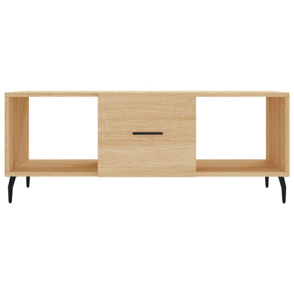 Couchtisch Sonoma-Eiche 102x50x40 cm Holzwerkstoff - Pazzar.ch