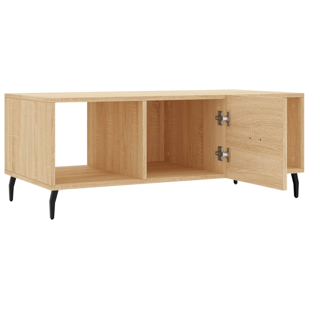 Couchtisch Sonoma-Eiche 102x50x40 cm Holzwerkstoff - Pazzar.ch