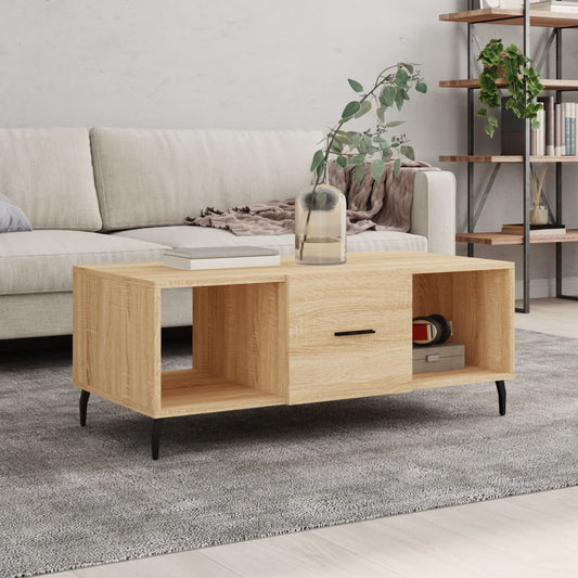 Couchtisch Sonoma-Eiche 102x50x40 cm Holzwerkstoff - Pazzar.ch