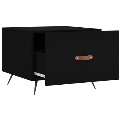 Couchtisch Schwarz 50x50x40 cm Holzwerkstoff - Pazzar.ch